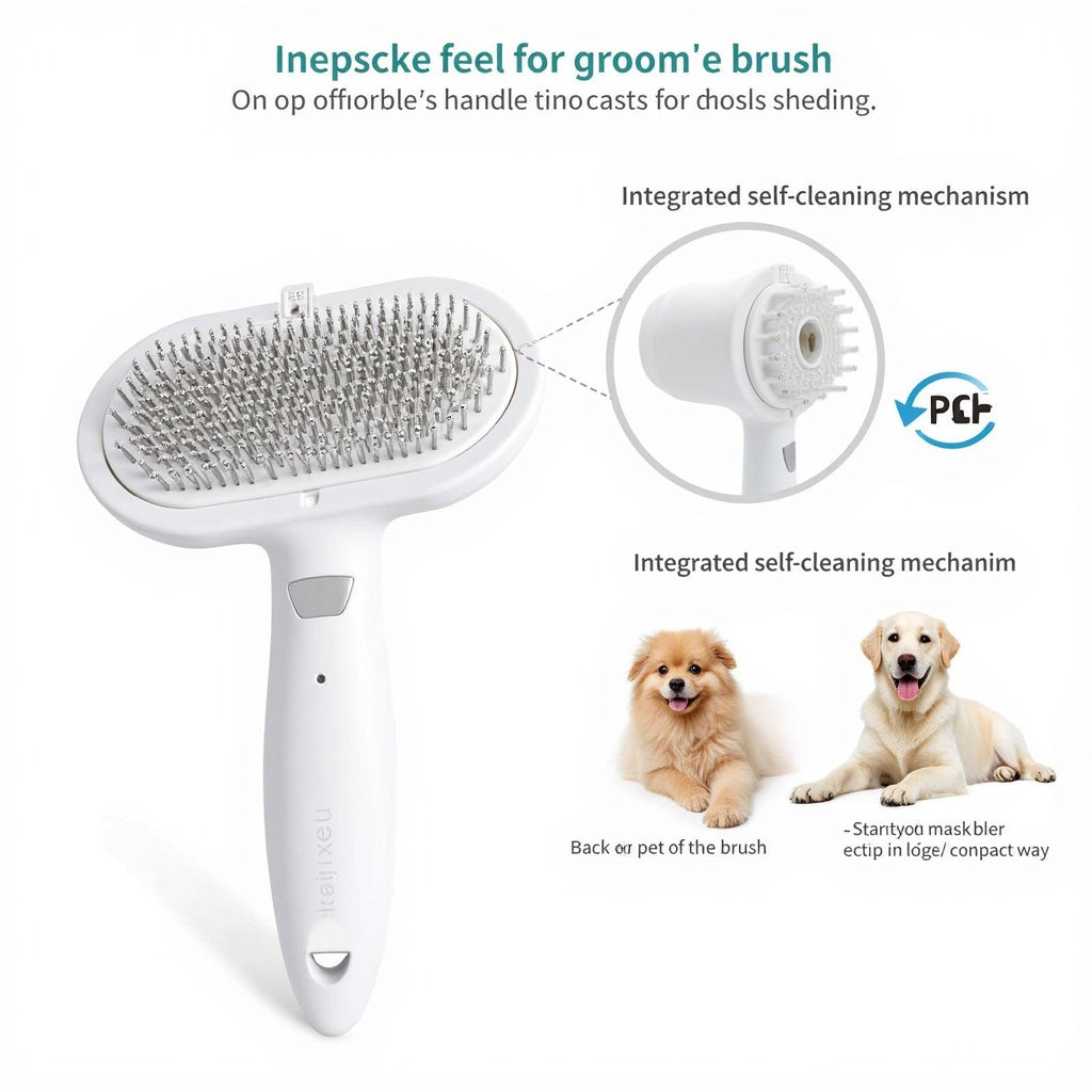Spa-Luxe Pet Massage Brush