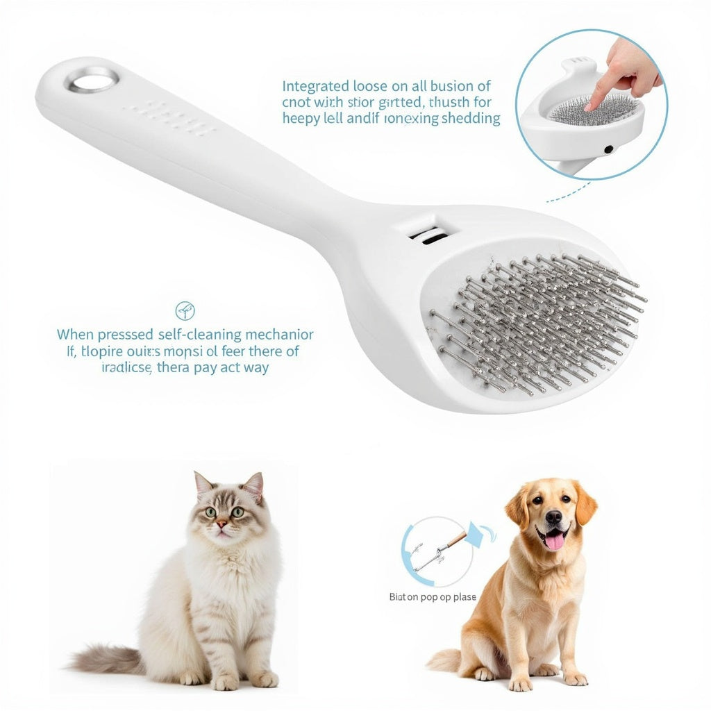 Spa-Luxe Pet Massage Brush